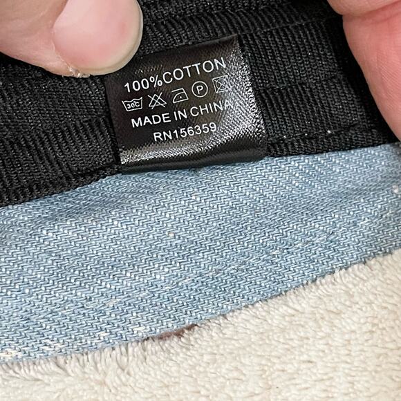 CG NEW YORK Womens BOSS Cap Golf Hat Sports Outdoor Rhinestone Cotton Blue NWT - Picture 6 of 9